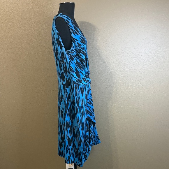 Oscar de la Renta Vibrant Blue Midi Dress - Picture 6 of 9